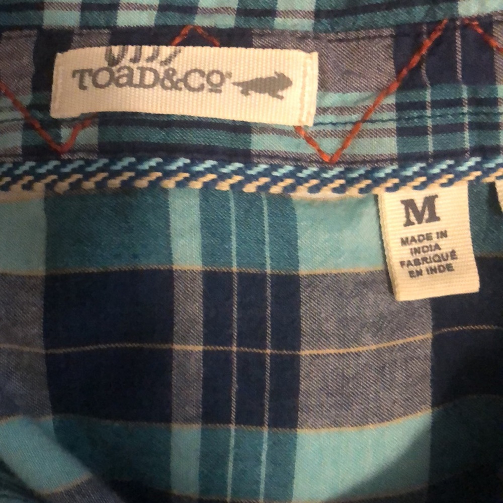 Toad&Co Indigo Ridge Plaid Button-Up - Picture 9 of 10